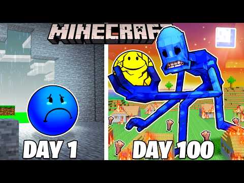 I Survived 100 Days as FALSITY in Minecraft!
