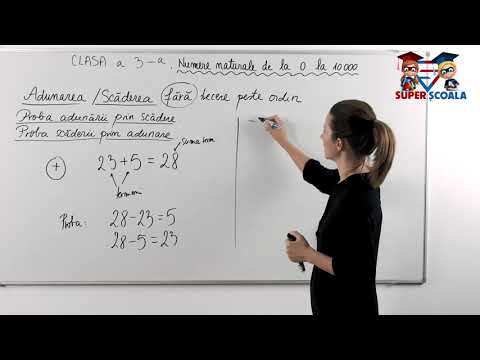 Clasa a III-a - Adunarea / Scăderea fără trecere peste ordin