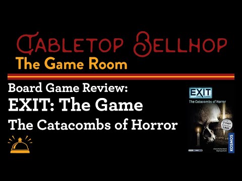A spoiler free review of EXIT: The Game The Catacombs of Horror, an escape room in a box puzzle game