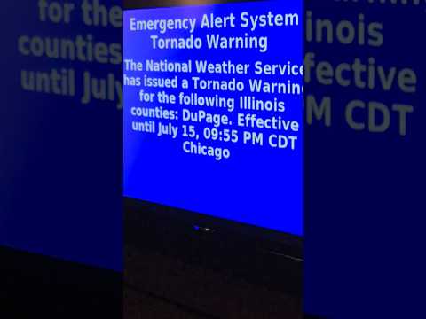 🌪🚨 #tornado #warning #siren issued in #chicago | #shelter
