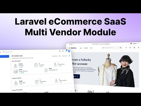 Laravel eCommerce SaaS Multi Vendor Module