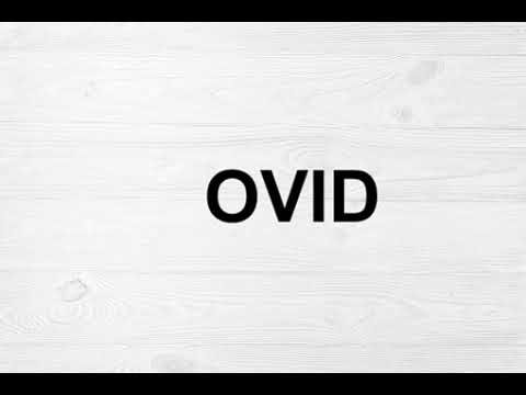 How To Pronounce Ovid