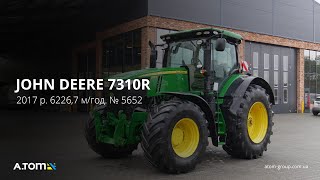 Трактор John Deere 7310R 2017 г. 6226,7 м/год. № 5652