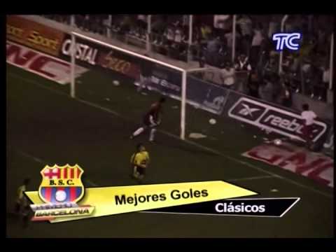 Goles de Barcelona contra Emelec en el estadio Capwell