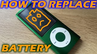 iPod Nano 5th generation battery replacement and hold switch repair