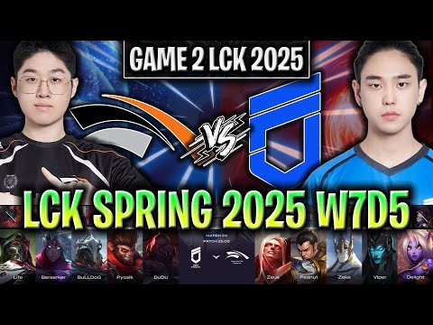 ZEUS VLADIMIR IS BACK!🔥 - HLE vs DNF GAME 2 LCK SPRING 2025 W7D5 | HANWHA LIFE vs DNF G2 LCK 2025