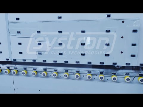 Complex Glass Processing Job with systron's proHD Vertical Glass Processing Centre