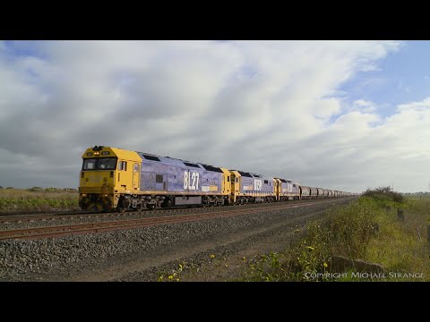 7732V Pacific National Grain Train - PoathTV Australian Railways