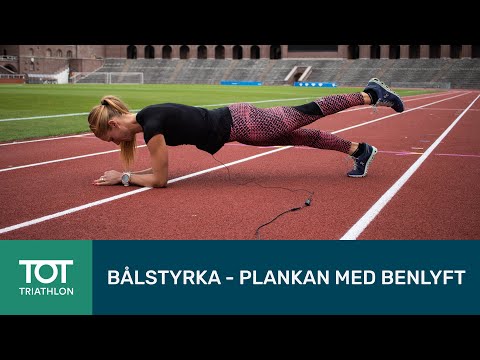 Bålstyrka - Plankan med benlyft | TOT Triathlon