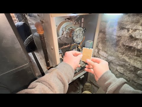 Gas furnace blowing cold air