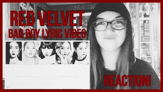 Download lagu Red Velvet “Bad Boy” (English Version) Lyric Video REACTION! mp3