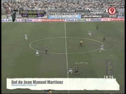Martínez's goal against Racing
