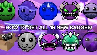How to get all 16 new badges in find the geometry dash difficulties (257)