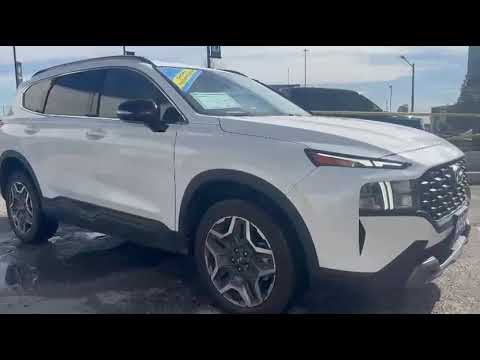 2022 Hyundai Santa Fe Urban AWD in White for sale at Pine Tree Ford in Woodbridge, ON