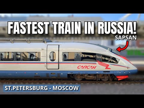 Riding SAPSAN - Russia's High Speed Train from Saint Petersburg to Moscow!