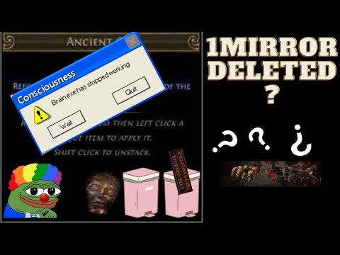 Never again... How to delete 1 Mirror... ahhhh warum nur | Ancient Orb Gamble 1 Mirror/482Ex