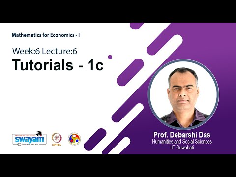 Mathematics for Economics I