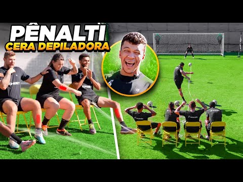 O MELHOR GOL SE SALVA! ROLETA DA DEPILAÇÃO 🤣 *deu até treta*