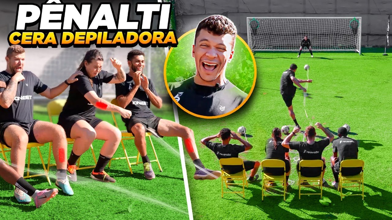 O MELHOR GOL SE SALVA! ROLETA DA DEPILAÇÃO 🤣 *deu até treta*