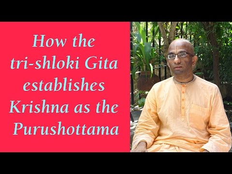 Bhakti Shastri (130) - Bhagavad Gita Chapter 15 Text 15 to 20