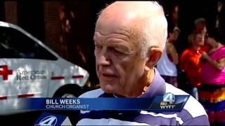 Fire burns historical church in Upstate