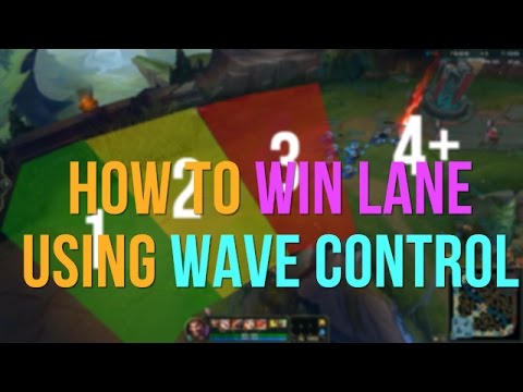 How to win lane using wave control (League Basics #2)
