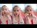 Hijab Style Sela Baju Merah Jilbab Bigo