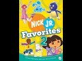 Opening To Nick Jr Favorites Volume 2 2005 DVD