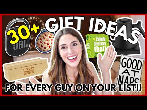ULTIMATE GIFT GUIDE FOR HIM (unique gifts from $10-$100 for EVERY man on your list) 🎁