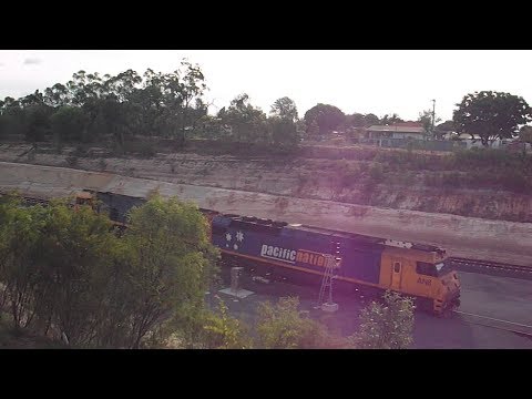 AN and NR class locos run light engine