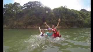 preview picture of video '[2013 필리핀 팜투어-Cagayan] Pinagcanauan 강 물놀이와 Callao 동굴 투어'
