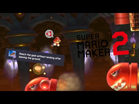 "Do not touch the ground" | Mario Maker 2