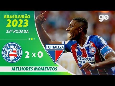 Gols e lances de Bahia x Fortaleza