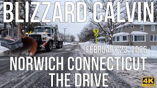 Blizzard Calvin Aftermath | Driving Norwich, CT | Surveying the Impact | 4K