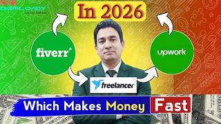 Fiverr vs Upwork vs Freelancer 2026 - Which One Helps Freelancers and Beginners Make Money Fastest