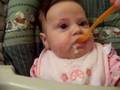 Addie Eating Cereal