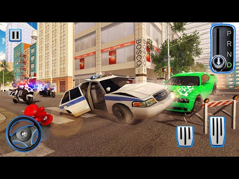 US Police Bike 2019 Gangster Chase - Android Gameplay [미국 폴리스 바이크 2019 갱스터 체이스 - Android Game]