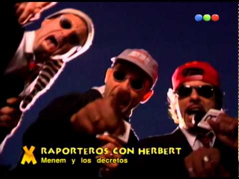 Los Raporteros con Hebert, Menem y los decretos - Videomatch 97