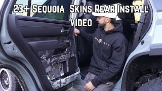 22+ Sequoia Door Skins Rear | Taco Vinyl