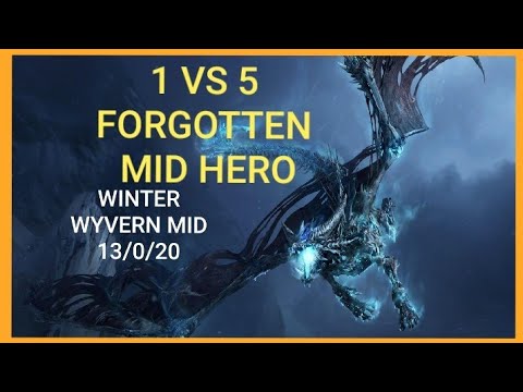 THE FORGOTTEN BROKEN MID HERO WINTER WYVERN Mid guide Dota 2  #winter_wyvern#mid#dota2