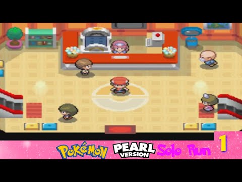 Pokemon Pearl Solo Run Episode 1-Too Much Text!