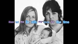 man we was lonely with  lyrics-paul Mccartney