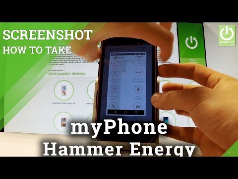 Capture Screen in myPhone Hammer Energy - Take Screenshot