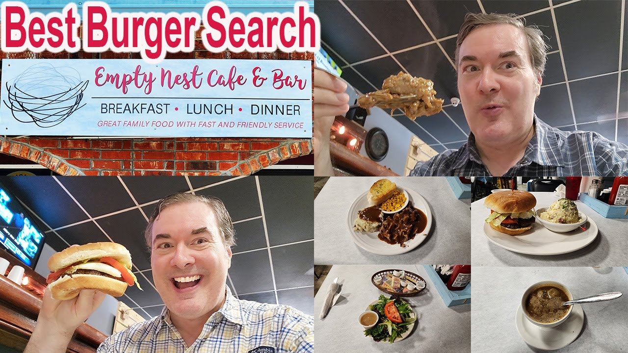 New Orleans Food: Best Burger Search & Daily Specials at Empty Nest Café & Bar Restaurant Review