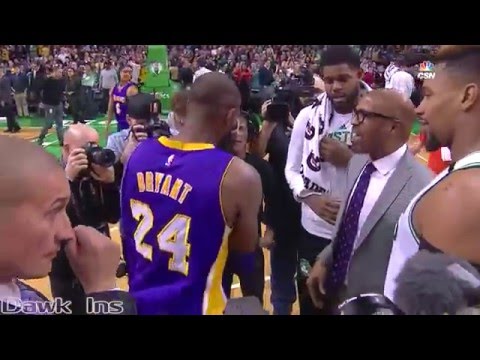 Kobe Bryant 15 points @ Boston (Full Highlights) (12/30/15) CLUTCH MAMBA in Last Game!