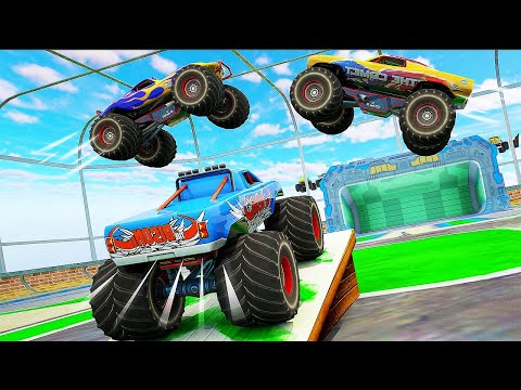 Monster Truck Demolition Derby Crash Stunts Game - Impossible Crazy Ramps - Android GamePlay
