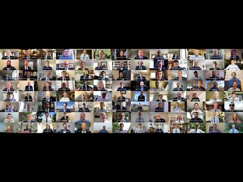 Georgetown Fight Song (a.k.a. “There Goes Old Georgetown”), with Full Mosaic and Lyrics in Captions