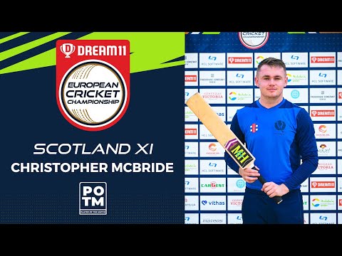 POTM: C.McBride - Championship Week, Match 8 - SPA vs SCO XI Highlights Dream11 ECC, 2022  ECC22.104
