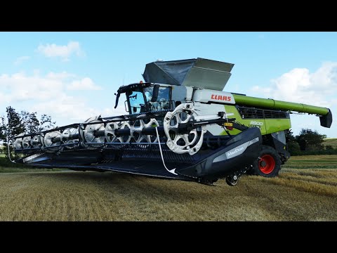 CLAAS LEXION 8900 with MacDon FD250
