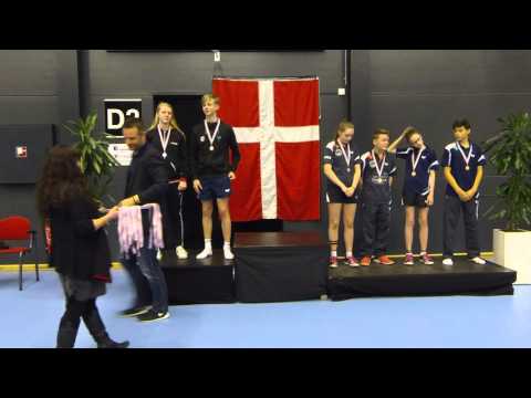 160430 DM2016, Præmieoverrækkelse mix double